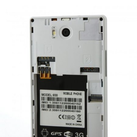 930 Smartphone Android 4.2 MTK6572W 4.0 Inch 3G GPS Play Store White
