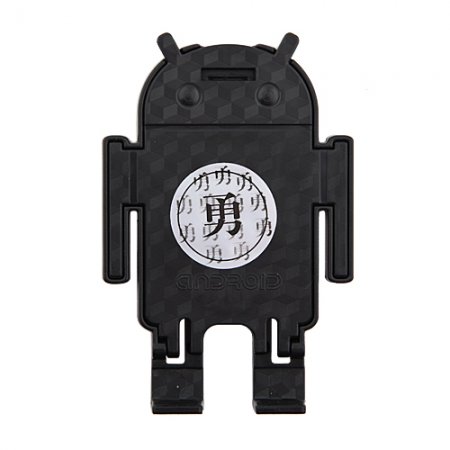 Android Robot Patterned Adjustable & Foldable Stand for iPhone Cellphone GPS Player