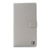 Fashion Leather Flip Cover Stand Case for MEIZU m1 note Smartphone White