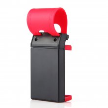 Retractable Silicon Car Steering Wheel Mobile Phone Socket Holder Clip