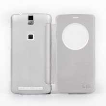 Original S-View Flip Cover Protective Case for Elephone P8000 Smartphone- Grey