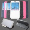 Leather View Flip Cover Stand Case for ZOPO ZP998 Smartphone White