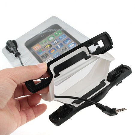 Waterproof Bag & Earphone for iPhone Smart Phone Cellphone