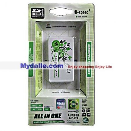 All in one Hi-speed USB 2.0 multislot cardreader /writer(with CE and FCC certicate)