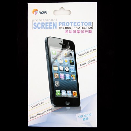 Professional Frosted Anti-scratch Screen Protector for Samsung Note3/N9500