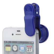 3-IN-1 Universal Wide-angle + Macro Lens + Fish Eye Photo Lens Blue