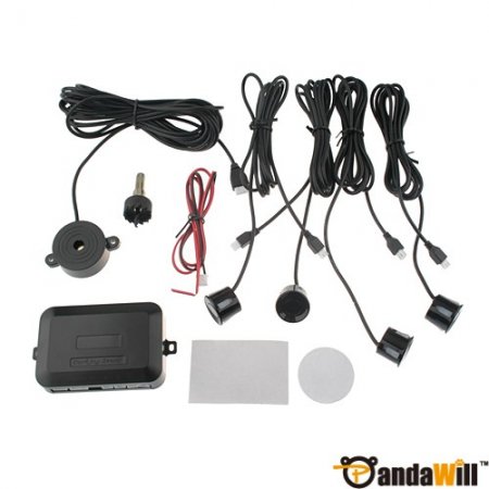 Car Parking Reverse Backup Rear Radar 4 Sensor System discount