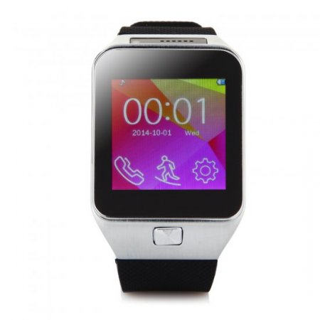 ZGPAX S29 Watch Phone Bluetooth Watch Quad Band 1.54 Inch FM Camera Silver