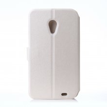 Fashion Flower Show Leather Stand Case Cover for MEIZU MX3 Smartphone White