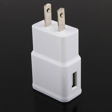 2A USB Power Adapter Travel Adapter USA Plug White
