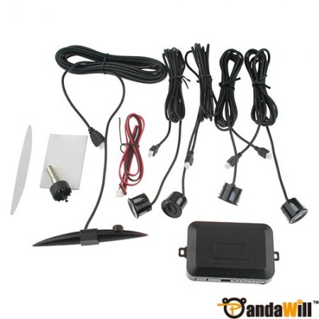 Car Parking Reverse Backup Radar 4 Sensor System out let