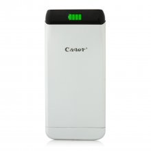 Cager S15 5500mAh Ultrathin Double USB Power Bank for Smartphones Tablet PC White
