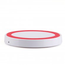 Q5 Portable Mini Wireless Charger Pad for Qi Compliant Devices Red&White