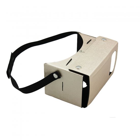 DIY Google Cardboard PU leather Material Virtual Reality 3D Glasses for Mobile Phones