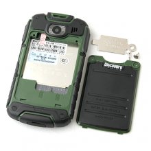 V5 Shockproof Smart Phone Android 2.3 SC8810 1.0GHz WiFi 3.5 Inch Capacitive Screen- Green