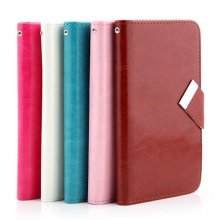 Universal Leather Case Cover for 5.5 Inch Smartphone 6-color