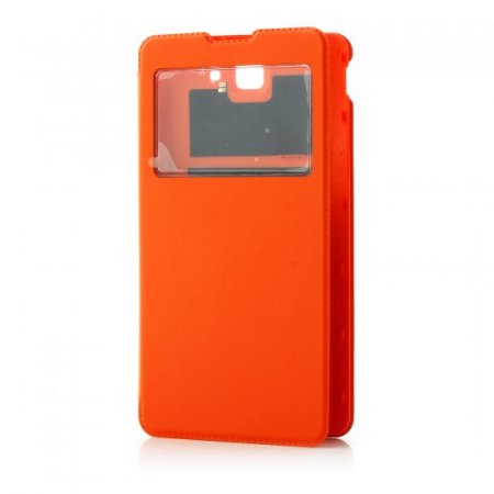 Portable S-View Flip Case Cover Stand for ThL T200 Smartphone Color Random