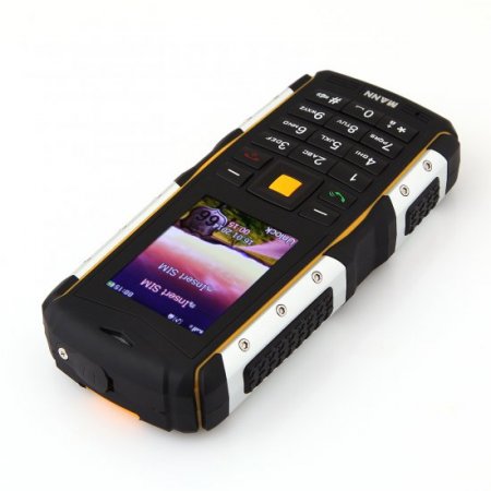 MANN ZUG S Value Phone 2.0 Inch IP67 Dual SIM Card Bluetooth FM Camera Black & Yellow