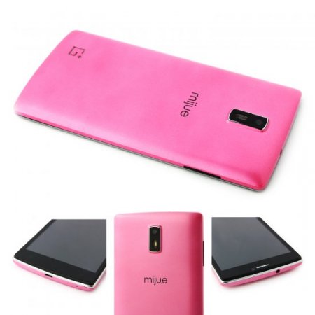 Mijue G6 Smartphone Android 4.4 MTK6572W Dual Core 5.5 Inch Smart Wake 3G Pink
