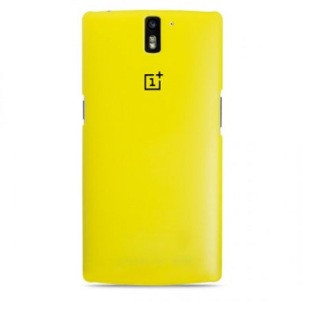 Original Protective Back PC Case for Oneplus One Cellphone Yellow