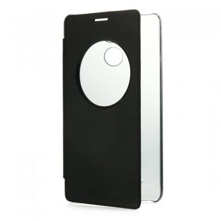 Original S-View Flip Cover Case Leather Case for Mlais M7 Smartphone Black