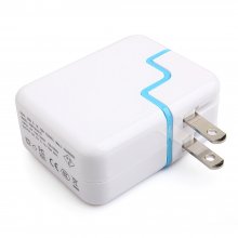 Dual USB 3.1A 17W FAST AC Travel Wall Charger for Apple iPad Air Blue