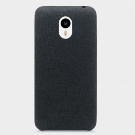 Original Leather Protective Back Cover Case for MEIZU m1 note Smartphone Black