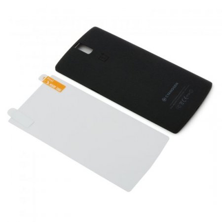 Battery Cover Case with CYANOGEN Logo + Screen Protector for ONEPLUS ONE Smartphone