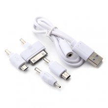 15000mAh Dual-USB Power Bank for Mobile Phone Tablet PC White