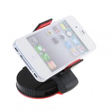 Universal Mobile Phone Windshield Car Holder Black + Red