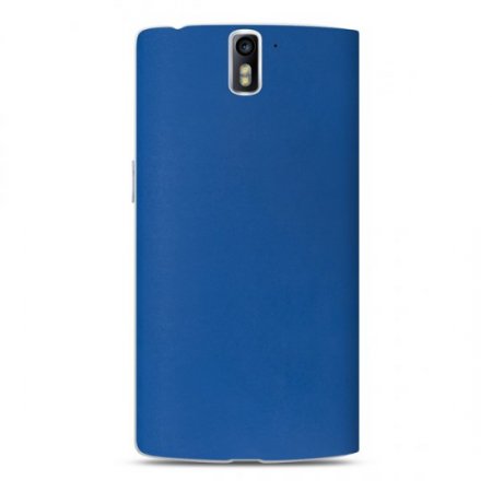 Original PU Leather Flip Cover Stand Case for Oneplus One Cellphone Blue