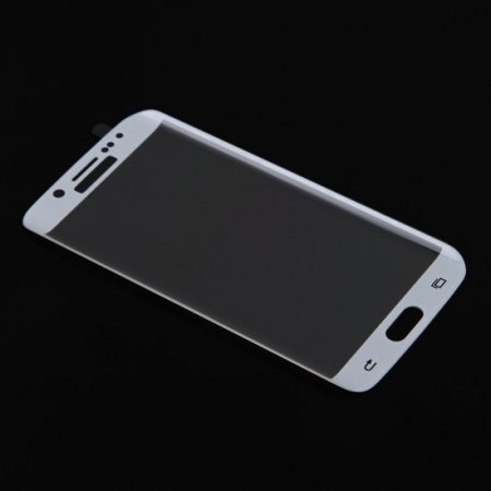 0.4mm Electroplating Tempered Glass Screen Protector for SAMSUNG S6 Edge White