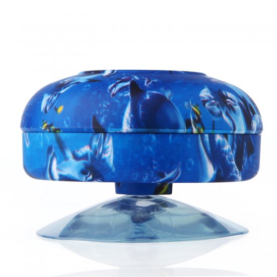 Mini Waterproof Stereo Wireless Bluetooth Speaker Handsfree with Suction Cup Blue Ocean