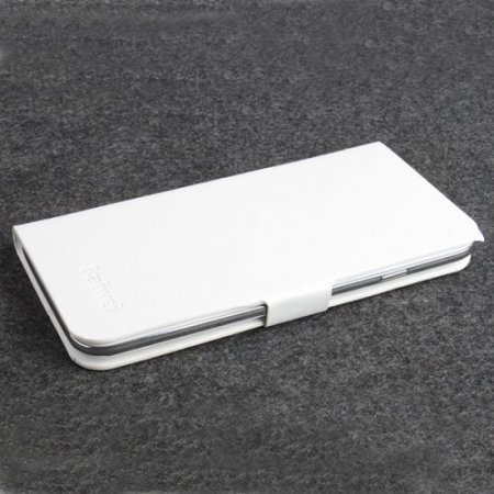 Fashion Leather Flip Case Cover for DOOGEE VOYAGER2 DG310 Smartphone White