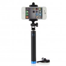 Dispho Original Bluetooth Selfie Stick Integrated Foldable Smart Shooting Aid Blue