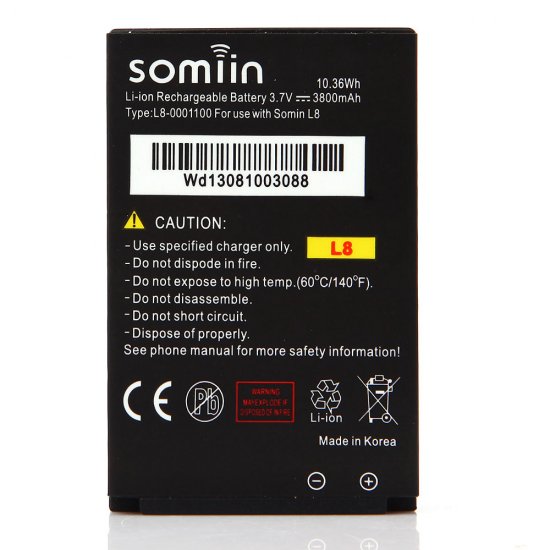 3800mAh Original Battery for L8 Phone