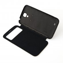 High Quality Protective Flip Cover for iNew i7000 Smartphone - Black
