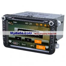 8 inch Car autoradio gps navigation system player for VW/Skoda with can bus dvd/bluetooth/radio/gps/iphone/ipod function