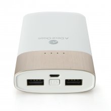 ADO KPOW8 9000mAh QC2.0 Two-way Quick Charge Power Bank Dual USB Output White