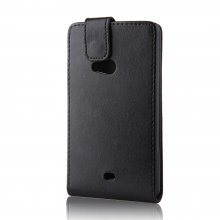 New Protective Leather Cover Case Pouch for Nokia N625 Black