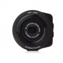 AMKOV Sangmax SP-W501 Wireless WiFi Direct 5X Zoom 14MP Lens Camera Self-timer Black