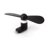 Portable Lightning 8pin Male USB Fans for iPhone 5/ 5S/ 6 Black