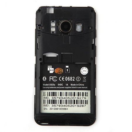 Original Back Housing for X825a Smartphone Black