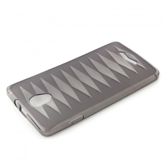 Original Silicone Back Case Back Cover for UHAPPY UP520 Smartphone Black