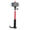 iht Mini Monopod Selfie Handheld Monopod Stick for iOS and Android Red