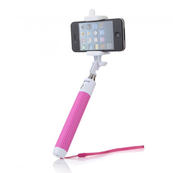 All-in-one Extendable Bluetooth Monopod One-click Photographic Selfie Stick Rose