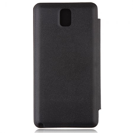 Portable Leather Flip Case Cover for Samsung Galaxy Note III Black