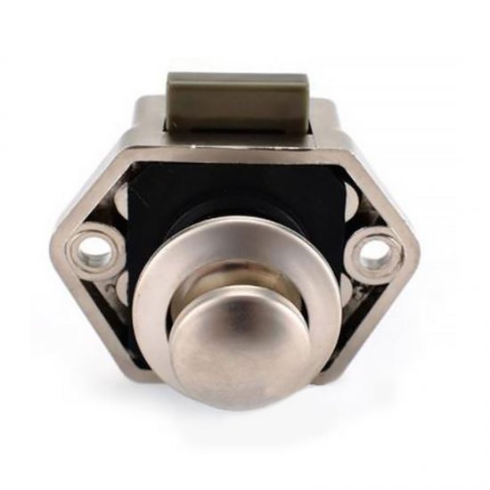 RV Caravan Small Push Button Single Sided Cupboard Door Lock
