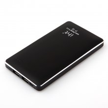 IHT P-12 12000mAh Dual USB Power Bank for iPhone iPad Smartphone Black