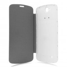 White Filp Case Battery Cover Case For AMPE A605 Smartphone & SANEI G606 Smartphone